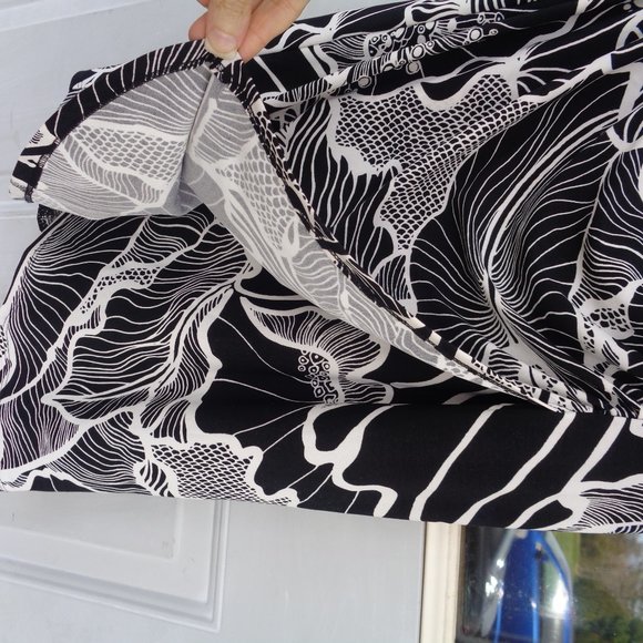 evan picone dress abstract print dress w stretch casual party size 4 - Picture 7 of 14